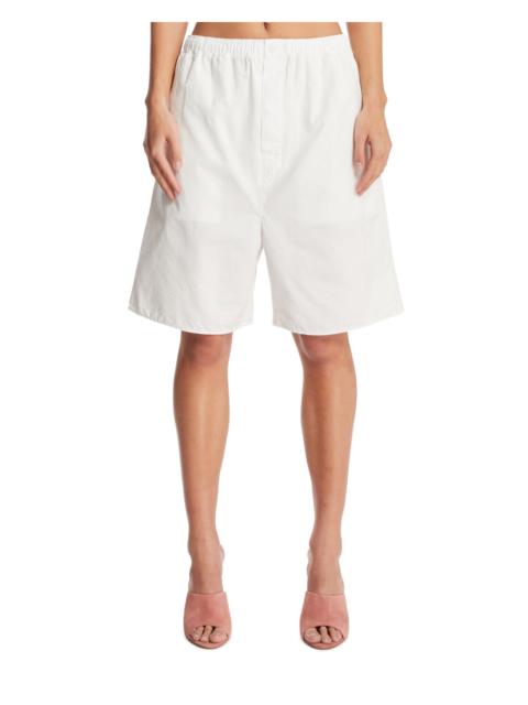 Carven White Bermuda Shorts