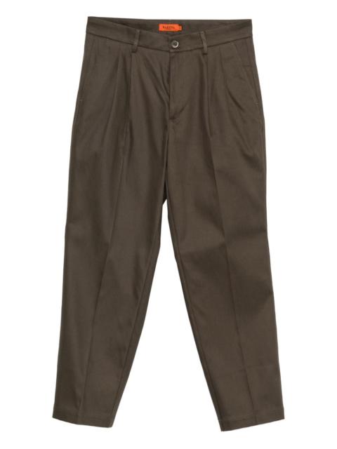 BARENA pleated cotton trousers