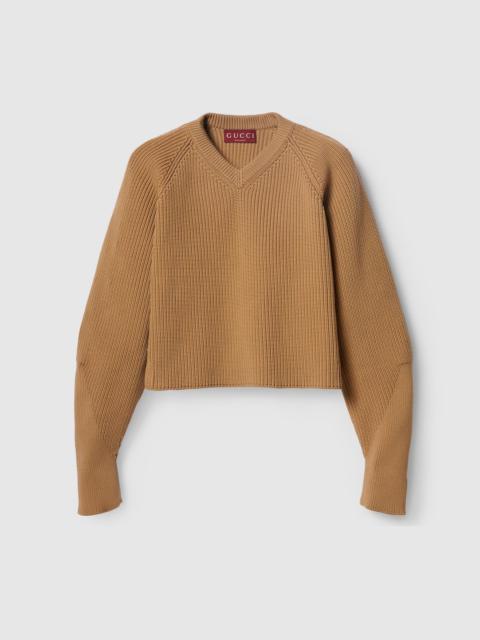 GUCCI Chunky rib knit sweater