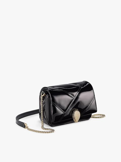 BVLGARI Serpenti Cabochon micro leather cross-body bag