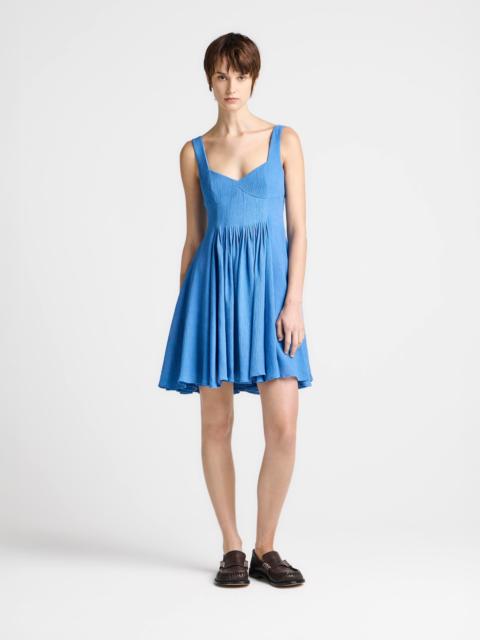 JW Anderson WOMENS BABYDOLL DRESS IN CORNFLOWER BLUE