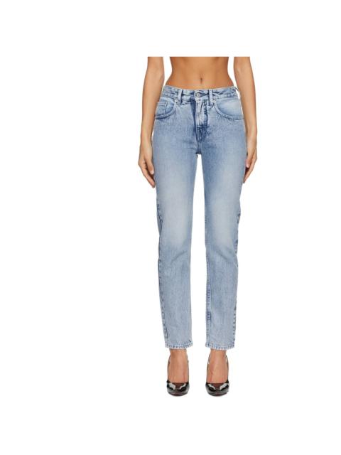MM6 Maison Margiela Blue Straight-Leg Jeans