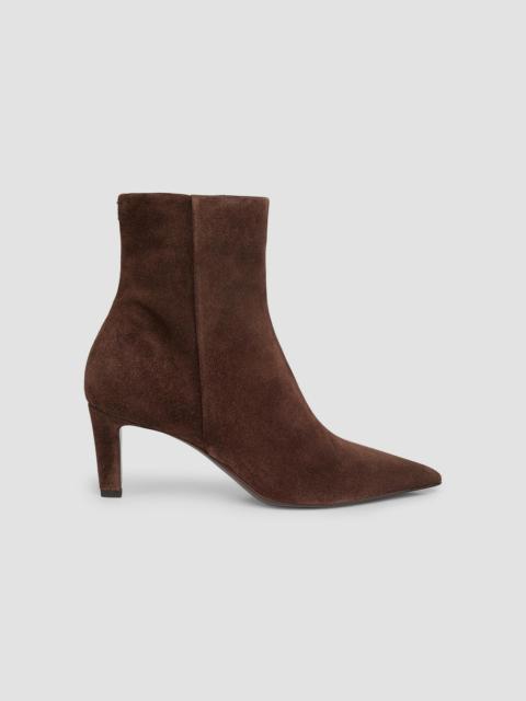 JIMMY CHOO Women's Frankie 65MM Velvet Suede Ankle Boots - Chocolate