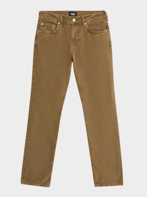 PAIGE Men's Normandie Vintage Slim-Leg Jeans