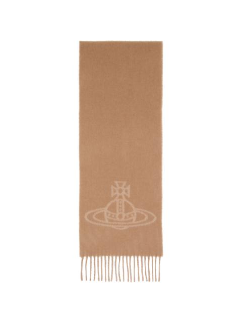 Vivienne Westwood Beige Double Face Scarf