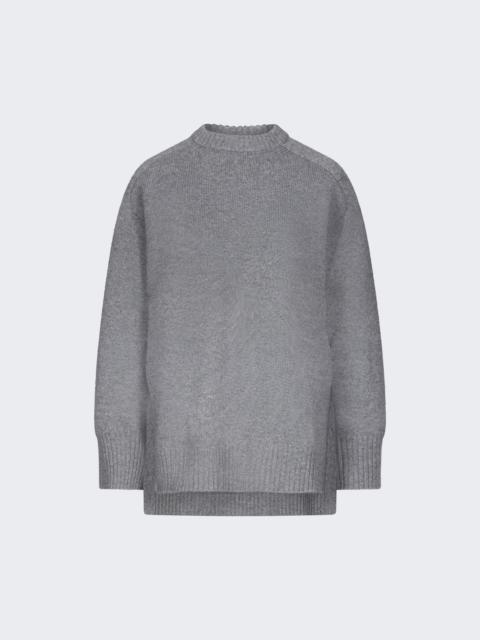 Loulou de Saison Safi Lds Long Sweater Anthracite Melange