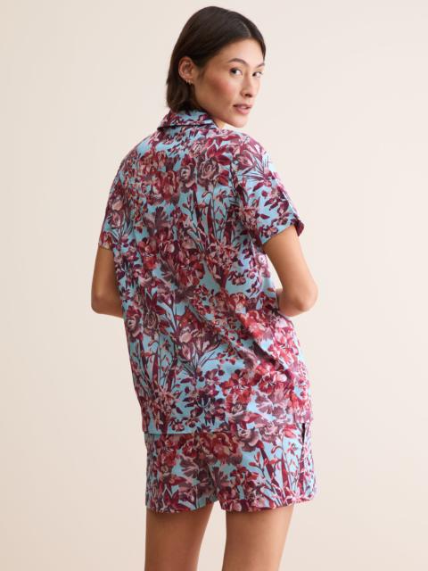 Derek Rose Women's Short Pajamas London Garden Multi