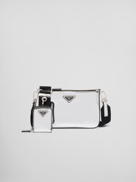 Prada Brushed leather shoulder bag