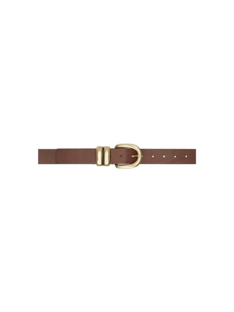 Brown Zoira Leather Belt