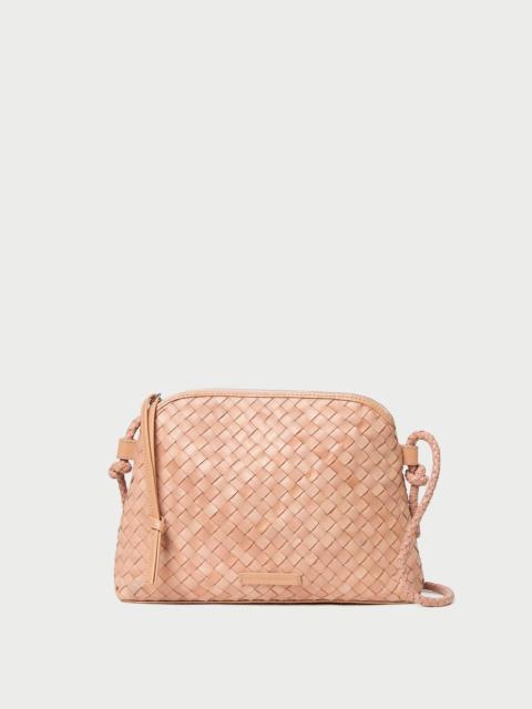 LOEFFLER RANDALL Mallory Desert Sand Woven Crossbody