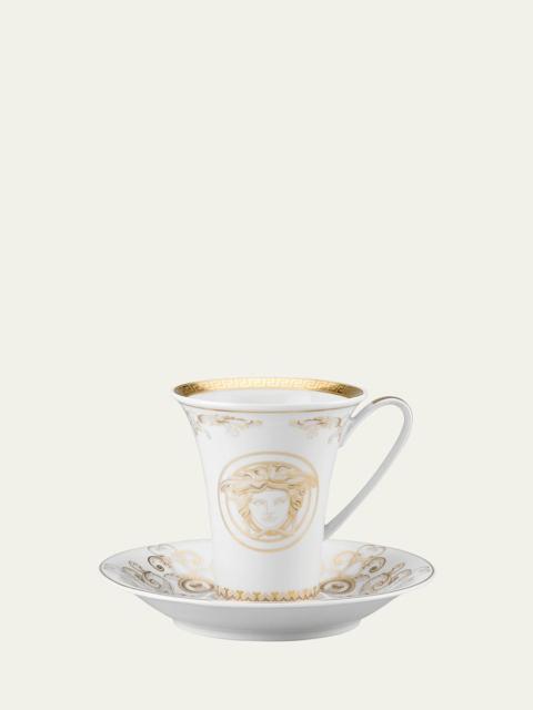 VERSACE Medusa Gala Gold Coffee Cup & Saucer