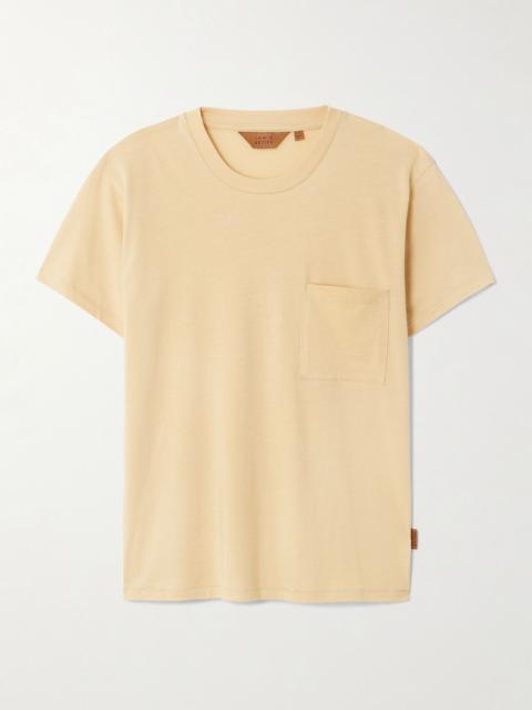 JAMIE HALLER The Pocket Tee cotton and modal-blend jersey T-shirt Yellow