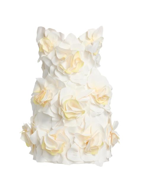 Acler Women's Jackhill 3D Floral Minidress - Ivory