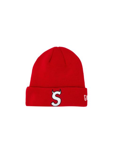 Supreme x New Era S Logo Beanie 'Red'