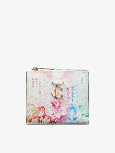 JIMMY CHOO Sailor Guardians Hanni Wallet
Rainbow Manga Printed PU Leather Wallet