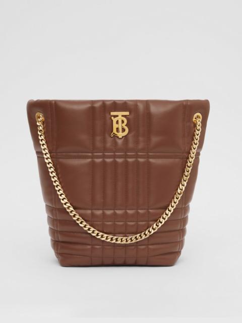 Burberry Medium Quilted Lambskin Lola Bucket Bag