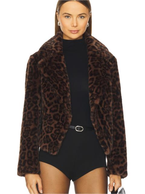 MILLY Arya Faux Fur Jacket