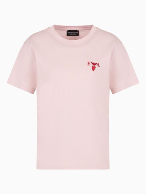 EMPORIO ARMANI Valentine’s Day Capsule collection mercerised-jersey T-shirt