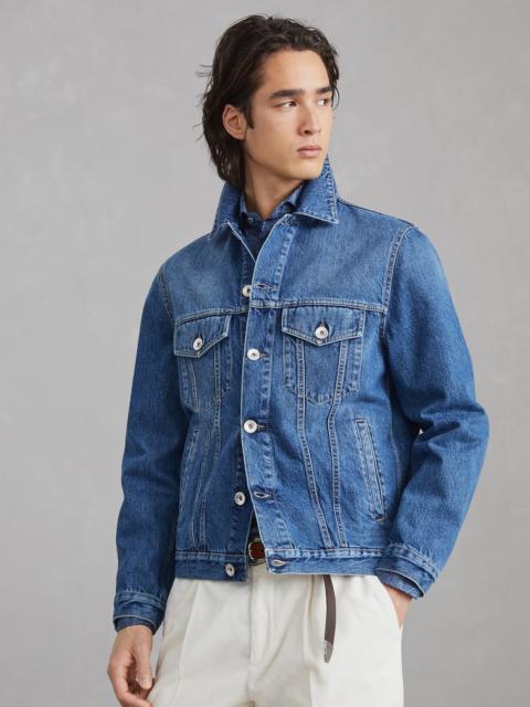 Denim four-pocket jacket