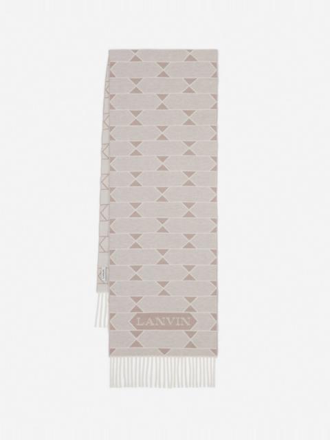 Lanvin TWO-TONE WOOL SCARF
