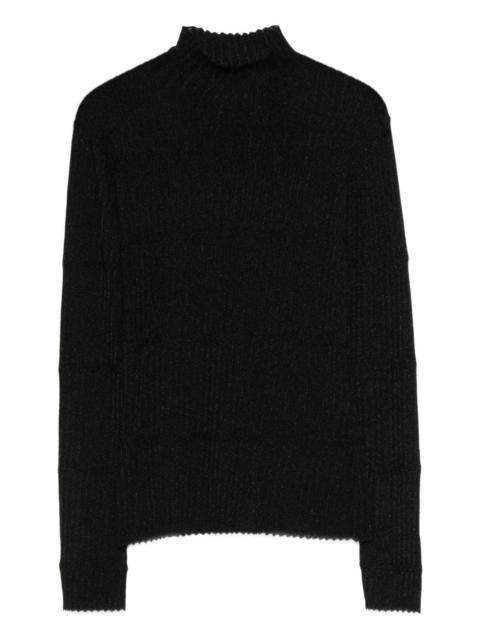 EMPORIO ARMANI rib-knit high-neck sweater
