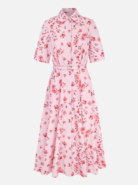 EMILIA WICKSTEAD Rubie Dress in Scattered Daisies on Pink Cotton