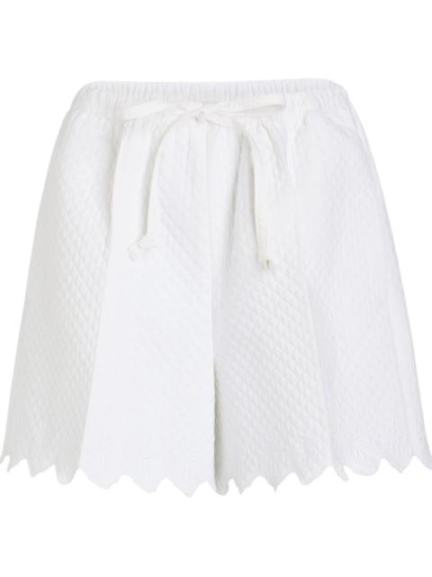 PATOU quilted shorts
