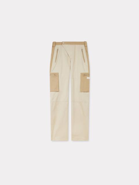 KENZO Cotton fitted cargo pants