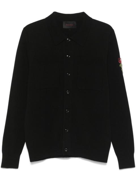 Simone Rocha crystal-flower cardigan