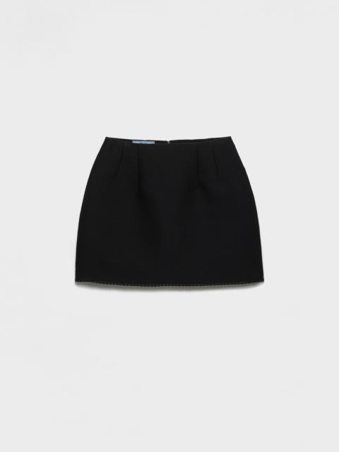 Prada Scuba knit miniskirt