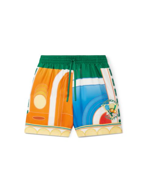 CASABLANCA Reve De Tennis Silk Short