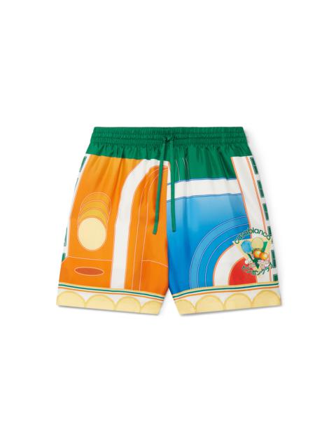 CASABLANCA Reve De Tennis Silk Short