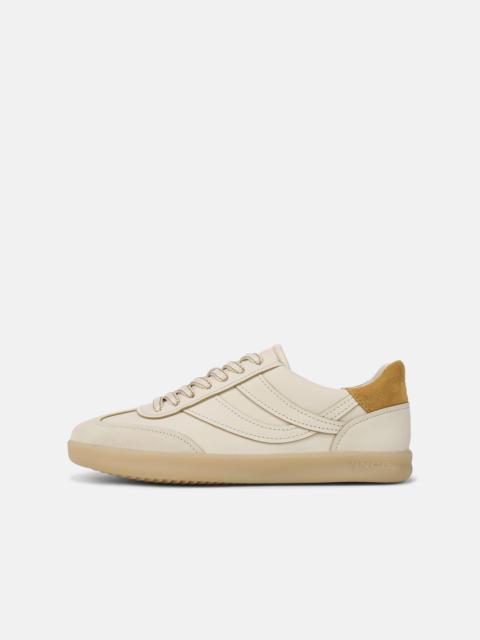 Vince Oasis Contrast-Edge Leather & Suede Sneaker