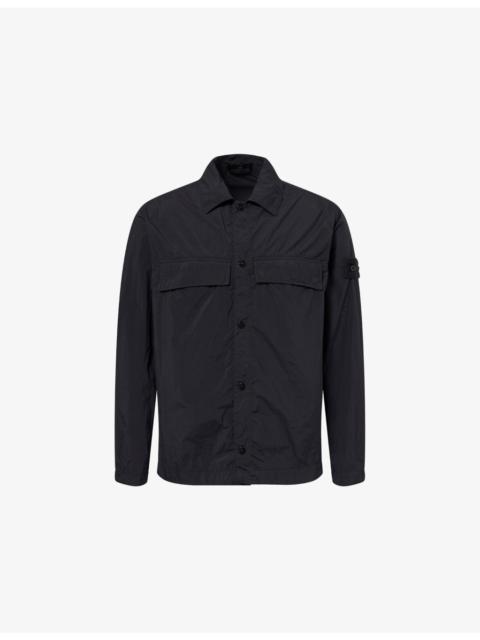 Stone Island Ghost Smerigliato Compass-Badge Woven Jacket