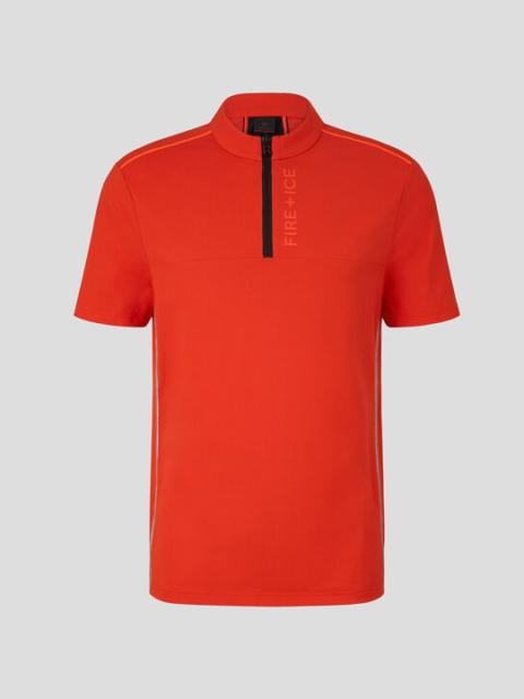 BOGNER Abraham Functional polo shirt in Red
