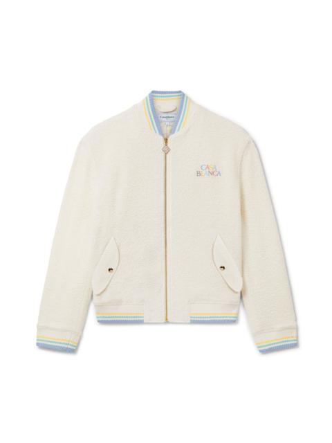 CASABLANCA Maison Pastelle Bomber Jacket