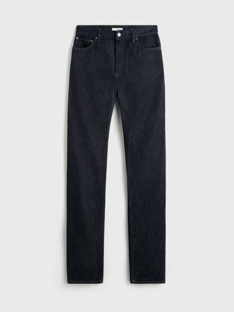 Totême High slim denim rinsed blue