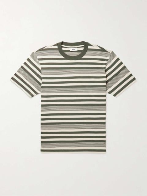 NN07 Adam 3461 Striped Stretch Modal and Cotton-Blend Jersey T-Shirt