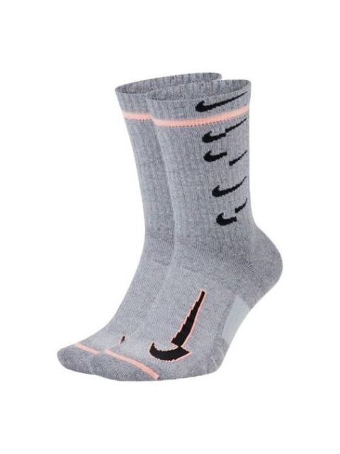 Nike Nike Unisex Multiplier Crew Socks 1 Packs Grey Gray CK5672-050