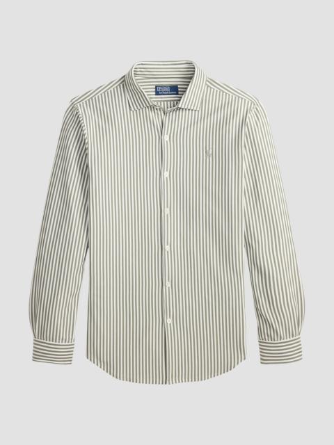 Polo Ralph Lauren Men's Classic-Fit Seersucker Oxford Shirt - Soft Olive White