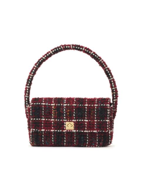 ANINE BING Nico plaid shoulder bag