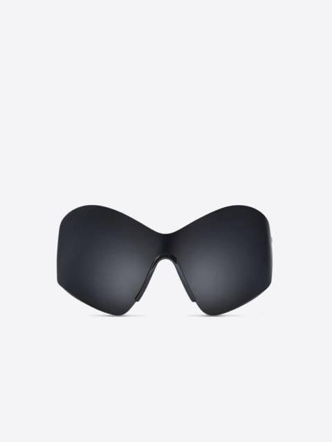 Women's Mask Butterfly Sunglasses in Black
