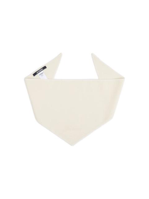 JACQUEMUS triangular shape scarf