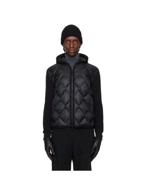 Moncler Black Archivio Cardigan Down Jacket