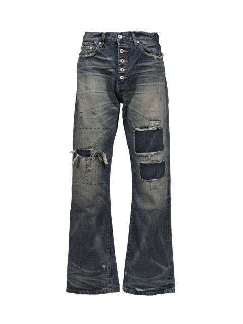 NO/FAITH STUDIOS DENIM SELVEDGE BOOTCUT USED / BLU