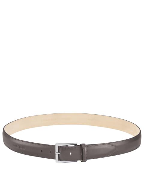 Longchamp Végétal Men's belt Grey - Leather