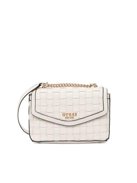 GUESS USA woven chain satchel