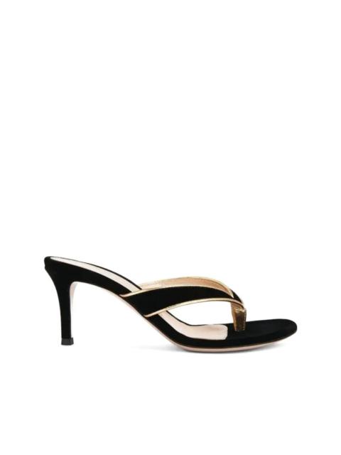 Gianvito Rossi thong stiletto mules