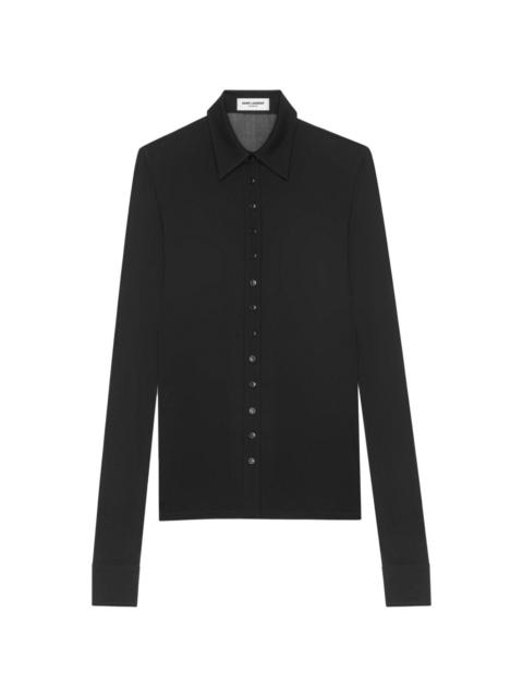 SAINT LAURENT Viscose knit top | danielloboutique | REVERSIBLE