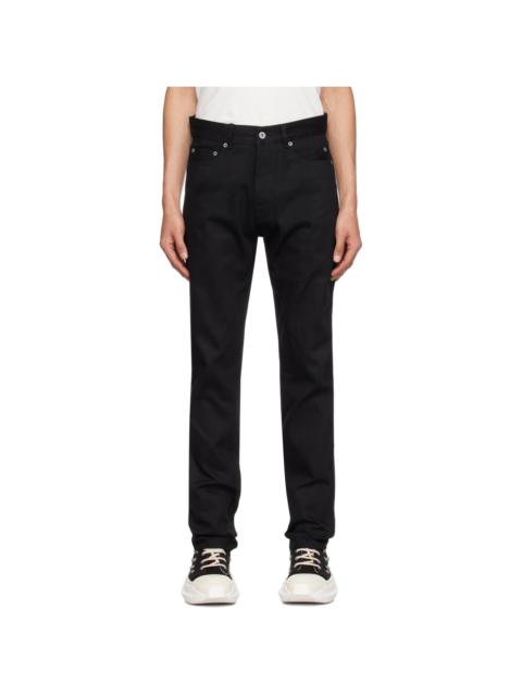Rick Owens DRKSHDW Black Detroit Cut Jeans